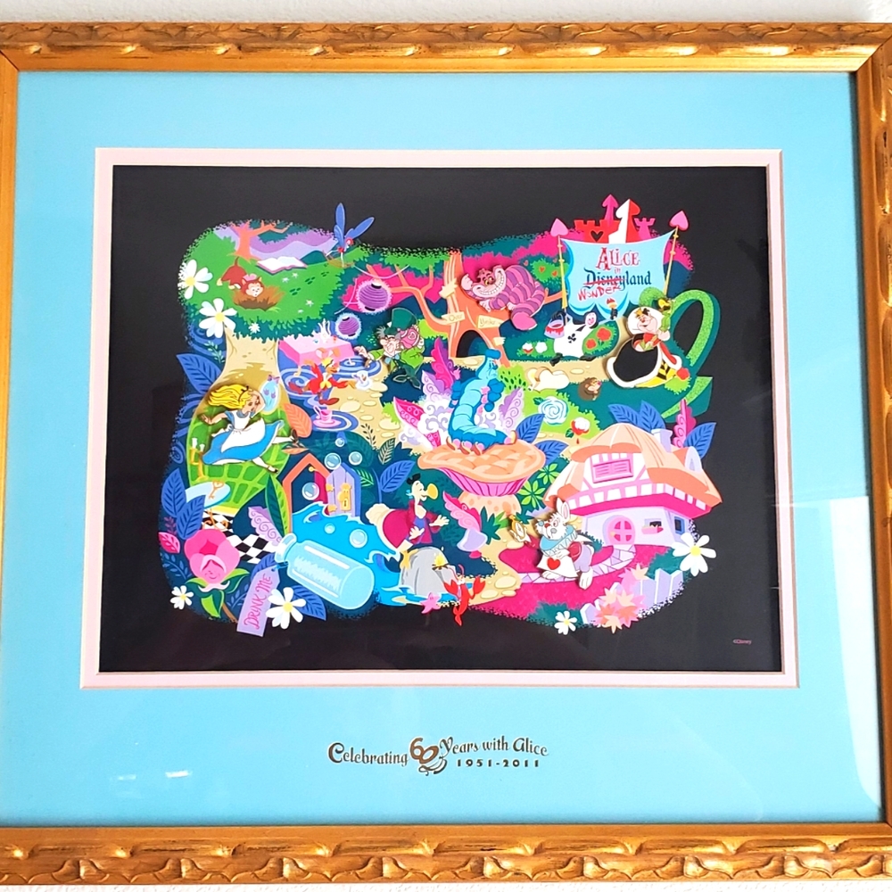Disney celebrating 60 years with Alice, 5 pin set